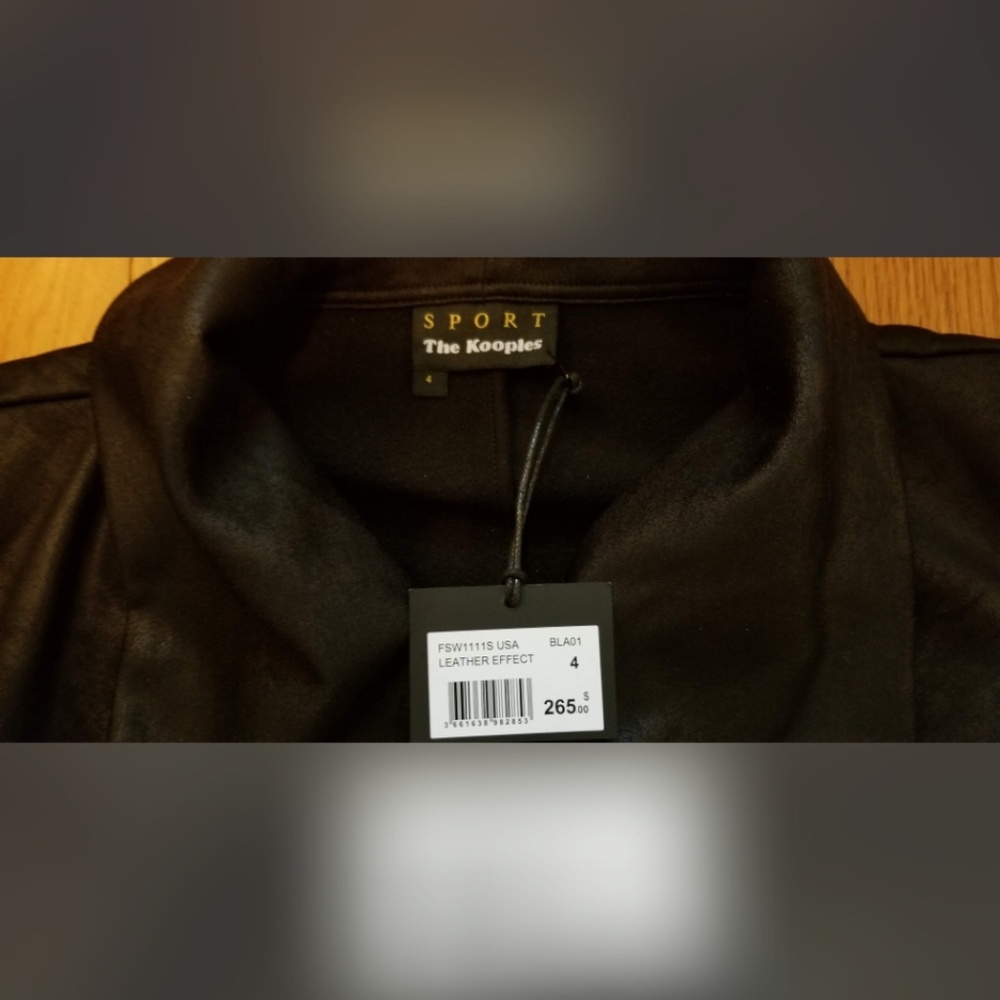 The Kooples Sport Jersey Jacket - Picture 5 of 6